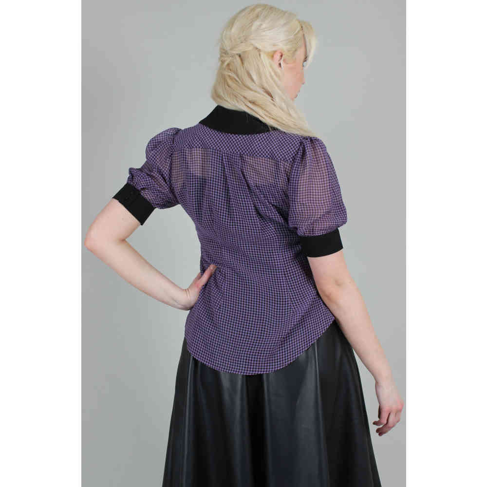 Voodoo Vixen - Ponny Blouse - Paars